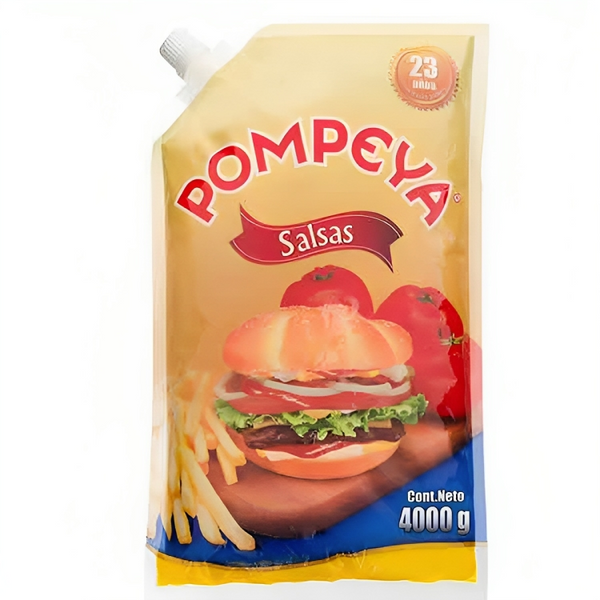 Mostaza Bolsa 4000G Pompeya – Fudigo