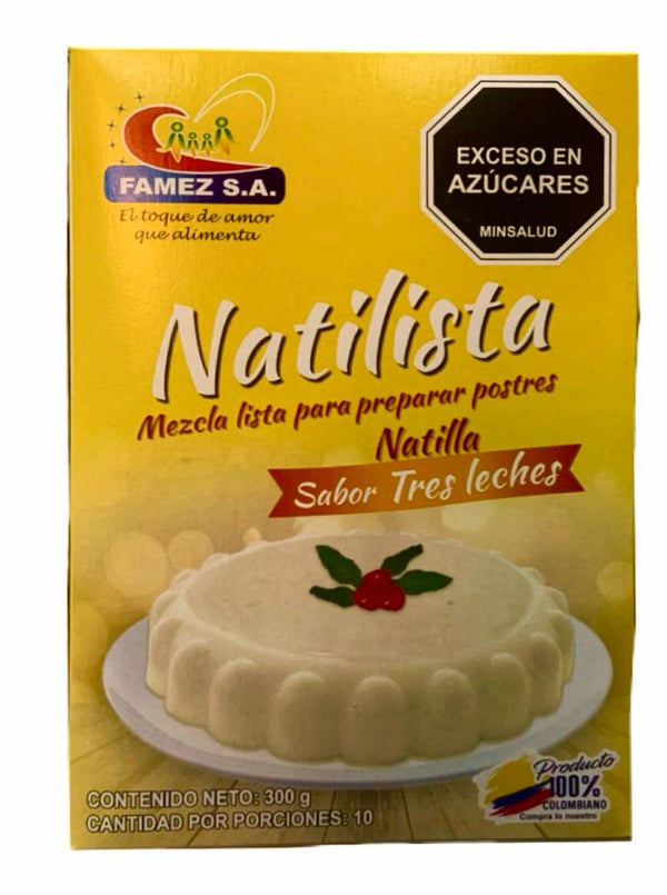 Natilla Tres Leches Caja 300gr Famez