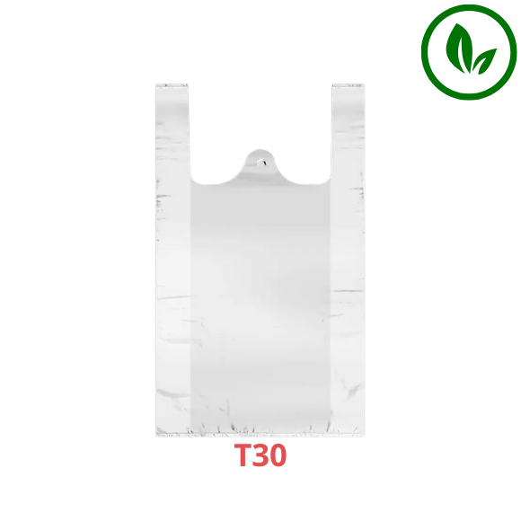 Bolsa Biodegradable T30 Blanca Paquete 100 Unidades Plasticos Arango