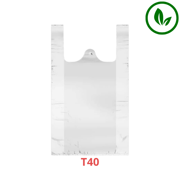 Bolsa Biodegradable T40 Blanca Paquete 100 Unidades Plasticos Arango