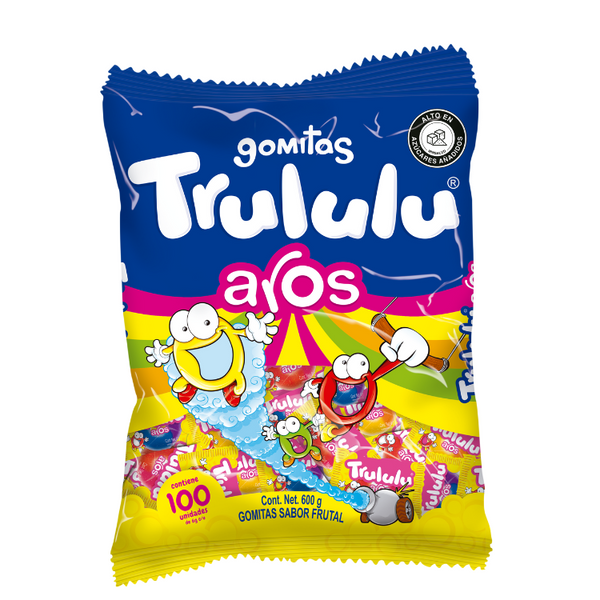 Goma Trululu Aros Bolsa 100 Unidades Super