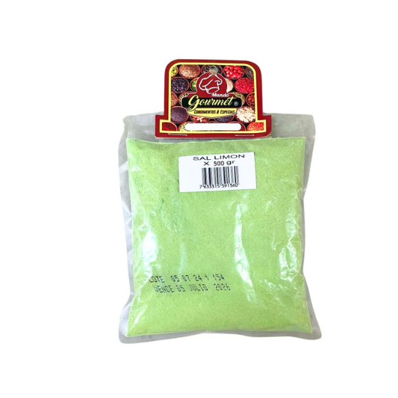 Sal Limón Bolsa 500G Mundo Gourmet